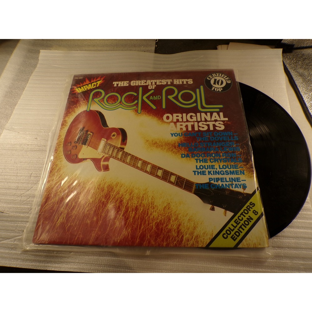 The Greatest Hits of Rock and Roll Original Artists Vinyl LP Impact BC-309 1982